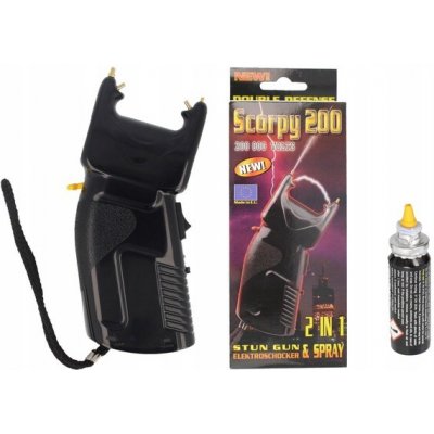 ESP SCORPY 200 FOG Stun Gun ESP Paralyzér 200000 V