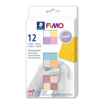 FIMO soft sada Pastel 12 barev – Zbozi.Blesk.cz