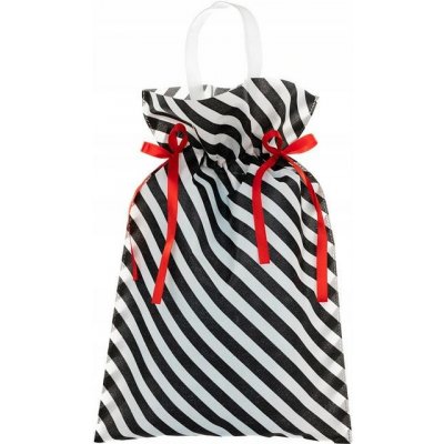 Pakado Dárková taška PKD027 - 32 x 50 cm Bílo-černá Uni – Zboží Dáma