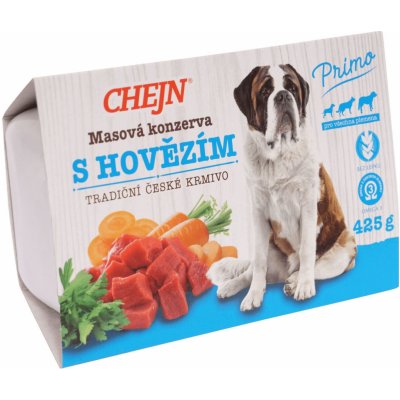 Chejn Primo Adult Dog kuřecí a zelenina 425 g – Sleviste.cz