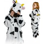 ZOLTA Dětský teplý jednodílný pyžamo s motivem kráva kigurumi tepláková souprava dětský overal pcN kráva – Sleviste.cz