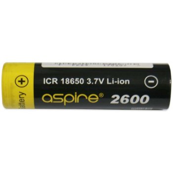 Aspire nabíjecí Li-ion Baterie ICR18650 3,7V 2600mAh
