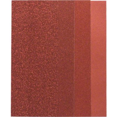 Bosch Accessories 2607019498 sada brusného papíru bez otvorů Zrnitost 60, 80, 120, 240 (d x š) 230 mm x 93 mm 1 sada – Zboží Dáma