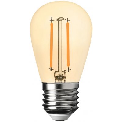 Ecolamp by eLight Dekorační LED žárovka E27 teplá 2700k 1w 70 lm jantarová – Zboží Živě