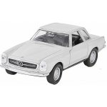 Welly Mercedes-Benz 230 SL 1963 12 cm kov zpětný chod - mix barevčervená, bílá, černá – Zboží Dáma
