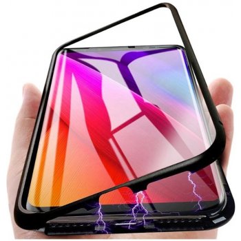 Pouzdro Beweare Magnetické oboustranné s tvrzeným sklem na Samsung Galaxy S23 Ultra - černé