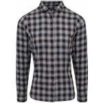 Premier Workwear dámská bavlněná kostkovaná košile Ocelově šedá / černá – Zboží Mobilmania