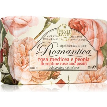 Nesti Dante Romantica mýdlo Růže s pivoňkou 250 g