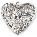 Prima-obchod Medailonek srdce 26x26 mm otevírací, barva 1 stříbrná sv. – Zboží Dáma