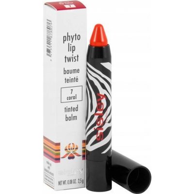 Sisley Phyto Lip Twist tónující a zvláčňující balzám na rty 7 Coral 2,5 g – Zboží Dáma