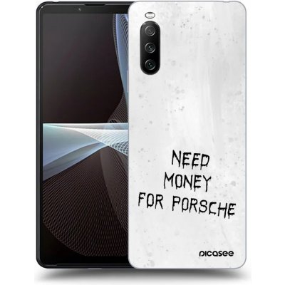 Picasee silikonový černý obal pro Sony Xperia 10 III - White Fuel – Zboží Živě