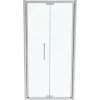 Pevné stěny do sprchových koutů Ideal Standard i.Life - Sprchové dveře skládací 1000 mm, silver bright/čiré sklo T4853EO