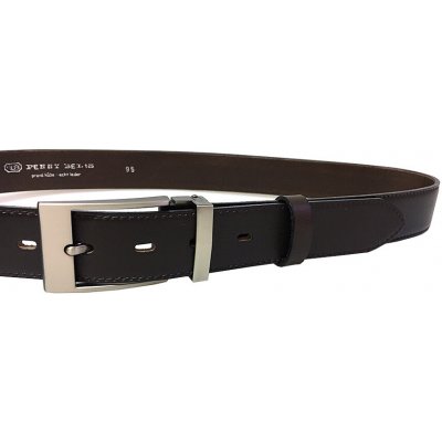 Penny Belts pánský kožený opasek 35-020-19-40 tmavě hnědý – Zboží Mobilmania