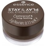 essence STAY & PLAY oční linky 02 Brown 5 g – Zboží Dáma