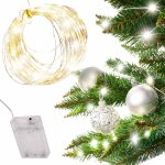 KIK KX5254 Světelný řetěz na baterie 50 LED teplá bílá 5 m – Zboží Dáma