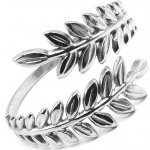 Steel Jewelry Prsten LÍSTKY Chirurgická ocel RI240238 – Sleviste.cz