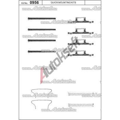 Quick Brake P+L sada uložení brzdové destičky QB 0956 – Hledejceny.cz