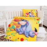 Jerry Fabrics povlečení Medvídek Pů žluté 100 x 135 , 60 x 40 cm – Zboží Dáma