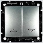 Legrand 770114 VALENA hliník tlačítko ovládání žaluzií – Hledejceny.cz