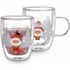 4Home Termo sklenice Mug Santa Hot&Cool 2 x 270 ml