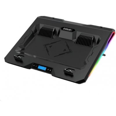 Chladící podložka pod notebook EVOLVEO Ania 10 RGB, nastavitelný podstavec pro notebook (ANIA10) – Sleviste.cz