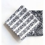 Knitva bavlněné šátky vzor folklor sada 2 kusů – Sleviste.cz