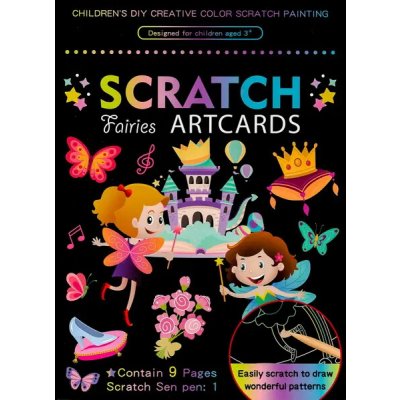 Obrázek škrabací Mark 9 ks 01 víla – Hledejceny.cz