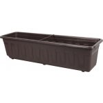 PLASTKON Truhlík Garden 80 cm hnědý – Zboží Dáma