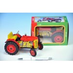Kovap Kovap Traktor Zetor 25A červený na klíček kov 15cm v krabičce 1:25 – Sleviste.cz