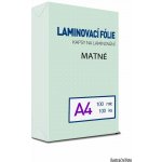 Laminovací fólie - kapsy A4, 100 mic (100 ks) MAT – Hledejceny.cz