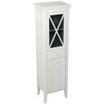 Sapho CROSS skříňka vysoká s m košem 49x170x39cm, levá, starobílá – Zbozi.Blesk.cz