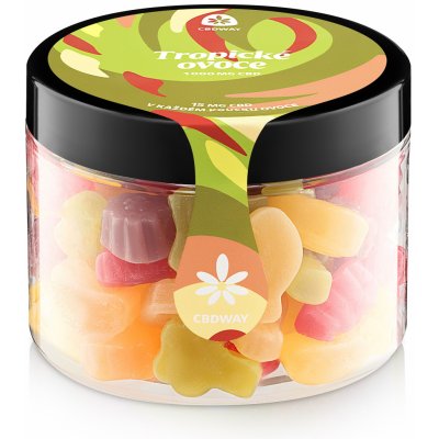 CBD WAY Tropická směs 1000 mg 400 g – Hledejceny.cz