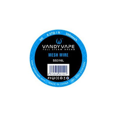 Vandy Vape Mesh 300 SS316 1,5m – Zboží Dáma