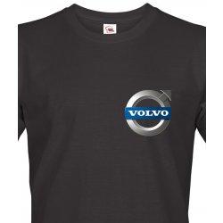 Bezvatriko cz Volvo Canvas pánské tričko s krátkým rukávem 1582 černá