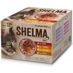 Shelma Cat kuřecí hovězí kachní a krůtí 24 x 85 g – Sleviste.cz