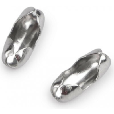 Prima-obchod Spojka / koncovka na kuličkový řetízek z nerezové oceli 3x7 mm, barva platina – Sleviste.cz