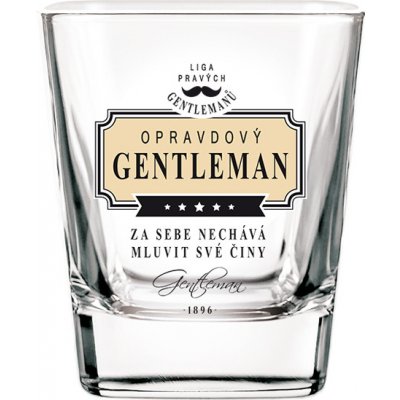 Nekupto Sklenice na whisky Opravdový gentleman 220 ml