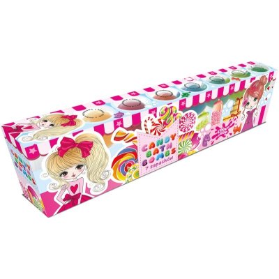 Chlapu Chlap Candy Shop šumivé koule do koupele pro děti 7 x 50 g – Zboží Dáma