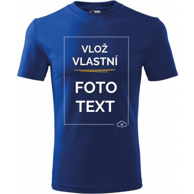Tričko s potiskem modrá – Hledejceny.cz