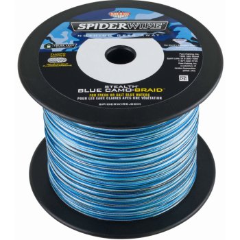 Spiderwire Šnůra Stealth Smooth x8 Blue Camo 1m 0,39mm 46,3kg