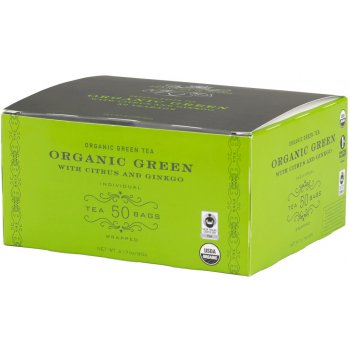 Harney & Sons Fine Teas BIO Zelený s Citrusem & Ginkgem papírových sáčků 50 x 2,5 g