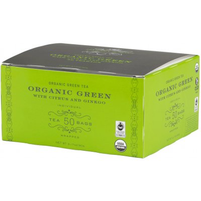Harney & Sons Fine Teas BIO Zelený s Citrusem & Ginkgem papírových sáčků 50 x 2,5 g – Zbozi.Blesk.cz