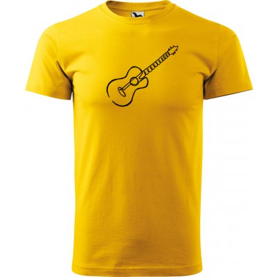 Roni Syvin Kytara akustická Jednotahová černá žlutá