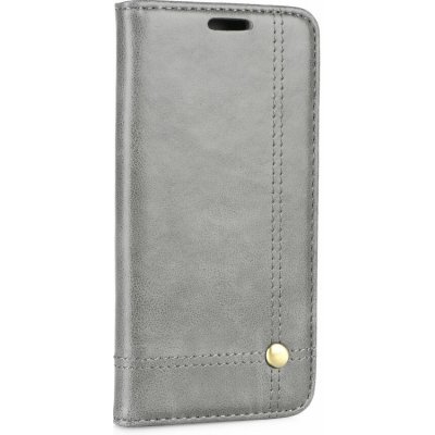 Prestige Book šedé – iPhone X / XS – Zboží Mobilmania