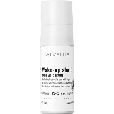 Alkmie Snow White Wake-Up Shot! sérum s vitamínem C v trojí formě 15 ml – Zbozi.Blesk.cz