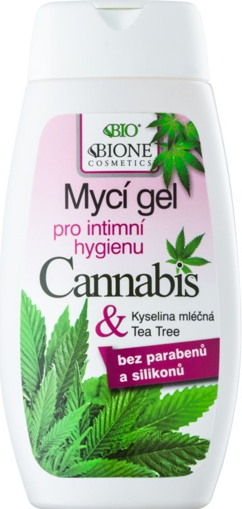 Bione Cosmetics s Tea Tree Bio Cannabis mycí gel pro intimní hygienu 260 ml  od 76 Kč - Heureka.cz