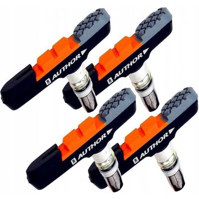 Brzdové destičky gumové Author MTB destičky Author ABS-3CC pro V-Brake | Zboží Auto