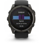 Garmin Fenix 8 51mm Sapphire Solar Titanium Carbon Gray/Black 010-02907-11 – Zbozi.Blesk.cz