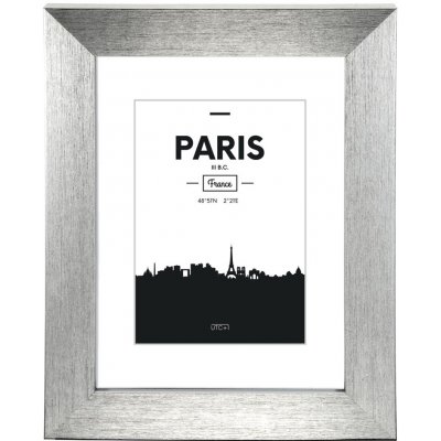 Hama rámeček plastový PARIS, stříbrná, 20x30 cm – Hledejceny.cz