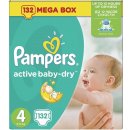 Pampers Active Baby 4 132 ks